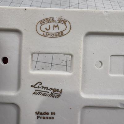 Blue and White Limoges SWITCH  Plates 