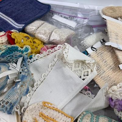 Hand Needle Work! Doilies, Lace, Embroidery, Crochet