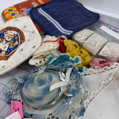 Hand Needle Work! Doilies, Lace, Embroidery, Crochet