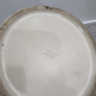 Hand Painted, Covered Basket, Made in Japan 1960's 