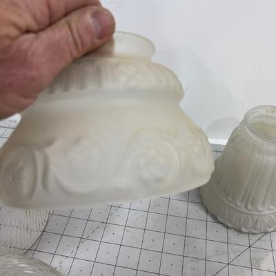 Mixed Lot of Slip Shades and Hurricane Glass