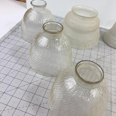 Mixed Lot of Slip Shades and Hurricane Glass