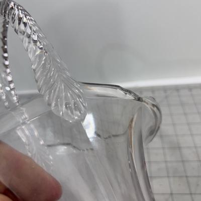 Precious Early American Pressed Glass BRIDES Basket