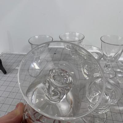 CLEAR Glass Stemware 