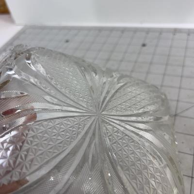 2 Pieces of Cut Glass Crystal 