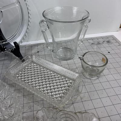 Huge Selection of Pressed Glass CLEAR 