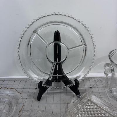 Huge Selection of Pressed Glass CLEAR 