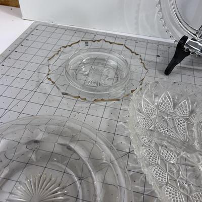 Huge Selection of Pressed Glass CLEAR 