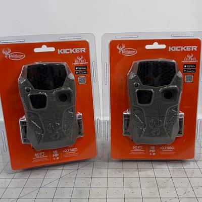 2 Kicker Game Cameras NEW 
