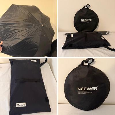 Newer 110 CM Reflector, Apex Bean Bag & Studio Umbrella (O-MG)