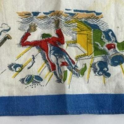 vintage GERMAN MAX & MORITZ COMIC CHARACTERS CHILDS HANDKERCHIEF vintage GERMAN MAX & MORITZ COMIC CHARACTERS CHILDS HANDKERCHIEF 