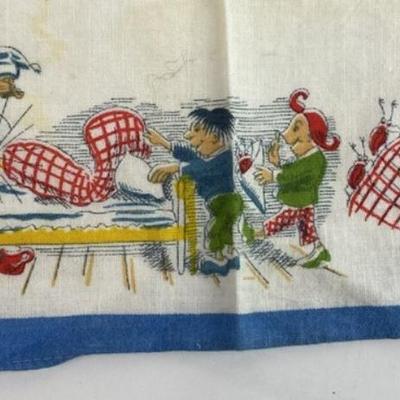 vintage GERMAN MAX & MORITZ COMIC CHARACTERS CHILDS HANDKERCHIEF vintage GERMAN MAX & MORITZ COMIC CHARACTERS CHILDS HANDKERCHIEF 