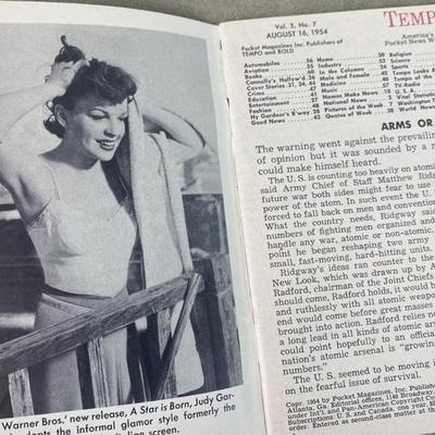 TEMPO NEWS WEEKLY POCKET MAGAZINE AUG 1954 2 issues TEMPO NEWS WEEKLY POCKET MAGAZINE AUG 1954 2 issues 