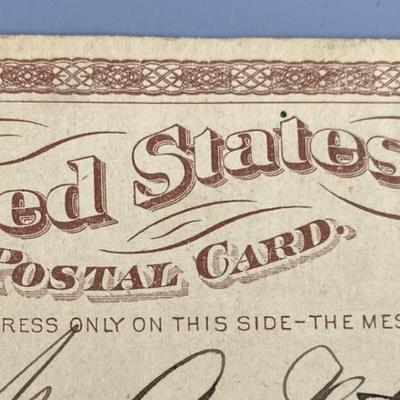 AUGUST HUTZEL PLUMBING ANN ARBOR MICHIGAN 1874 US POSTAL CARD