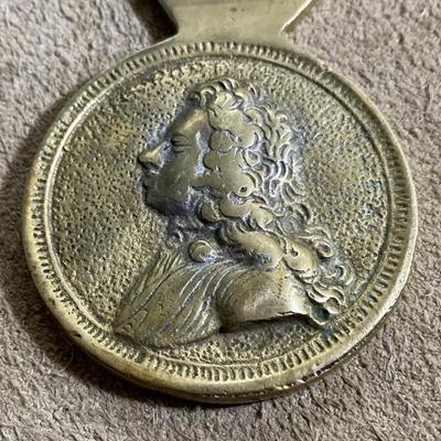 vintage Brass Bottle Opener Ludovicus Magnus Rex Christianissimus FRANCEvintage Brass Bottle Opener Ludovicus Magnus Rex Christianissimus...