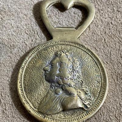 vintage Brass Bottle Opener Ludovicus Magnus Rex Christianissimus FRANCEvintage Brass Bottle Opener Ludovicus Magnus Rex Christianissimus...