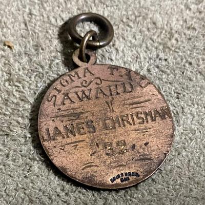 SIGMA TAU HONOR SOCIETY AWARD MEDAL 1932 SPIES BROS CHICAGO