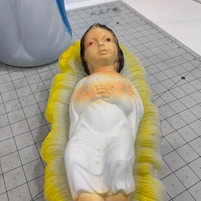 AMAZING!! Blow Molds of MARY, JOSEPH & JESUS 