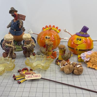 Large lot of Small Ceramic, Plus Holiday Décor' 