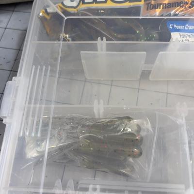 Tackle Box Soft Case with Multiple Trays and Jigs etc.