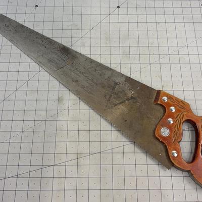 VICTORY Carpenter Saw, Vintage 
