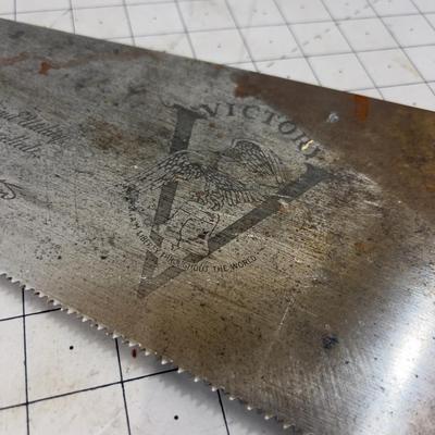 VICTORY Carpenter Saw, Vintage 