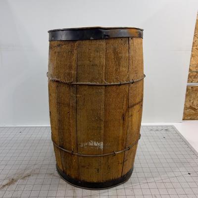 Vintage WOOD Nail Barrel WOW!!!!!