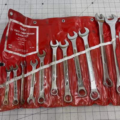 11 Piece HUSKY Combination Wrench Set 