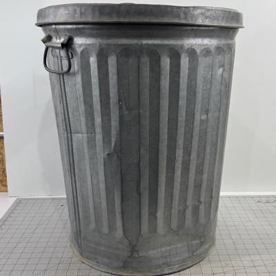Galvanized Garbage CAN with Lid