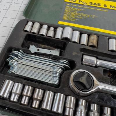 62 Piece Socket Set 