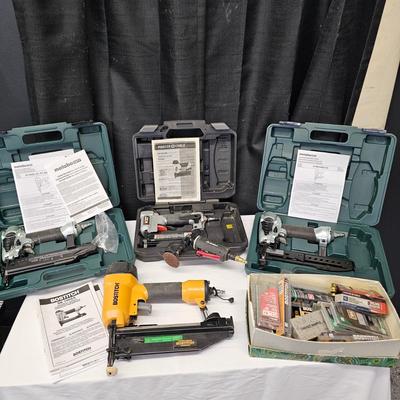 Porter Cable, Bostitch, Metabo Air Tools & Accessories. (DG-JS)