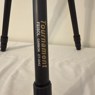 Tournament Feisol Carbon CT-3342 Tripod with BWG Micro Gimbal/Ballhead Adapter (O-MG)