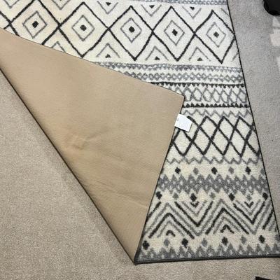 Style Selections 5ft x 7ft Neutral Area Rug (BGB-KD)