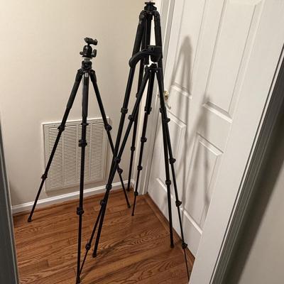 Two Manfrotto Tripods & One Induro Tripod (O-MG)