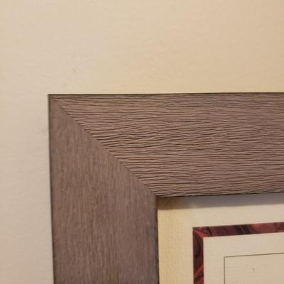 Four Framed Botanical Fruit Prints (L-KD)