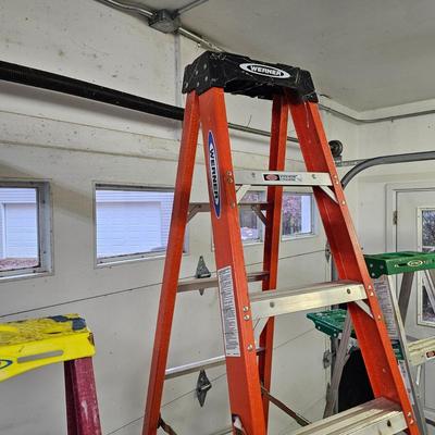 Three Werner Stepladders (DG-JS)