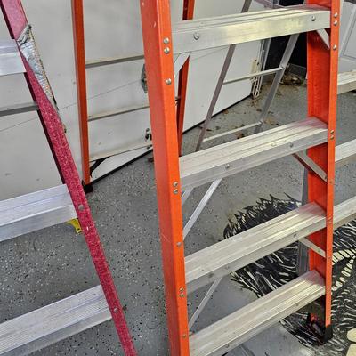 Three Werner Stepladders (DG-JS)