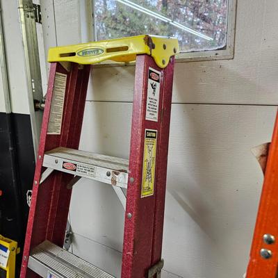 Three Werner Stepladders (DG-JS)