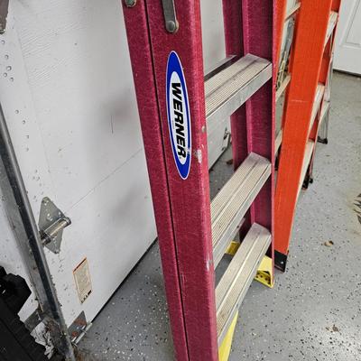 Three Werner Stepladders (DG-JS)