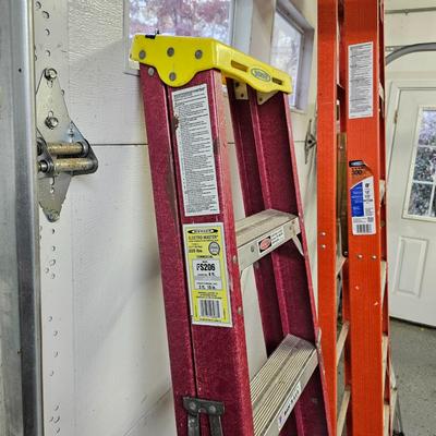 Three Werner Stepladders (DG-JS)