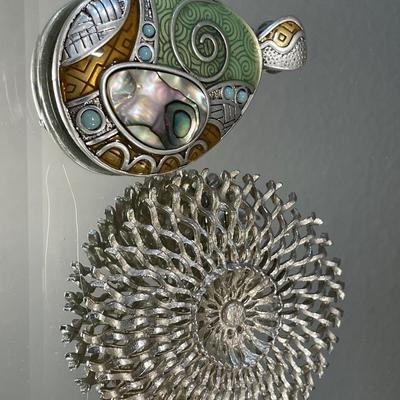 Ring Lia Sophia pendant and NY Celebrity brooch