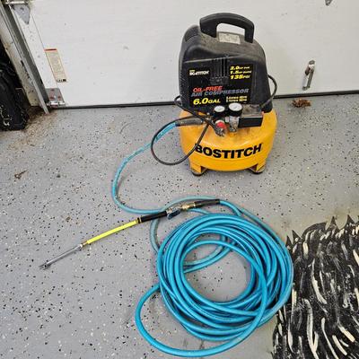 Bostitch 6 Gallon 135 PSI Pancake Compressor & Accessories (DG-JS)