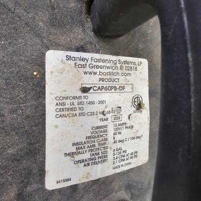 Bostitch 6 Gallon 135 PSI Pancake Compressor & Accessories (DG-JS)