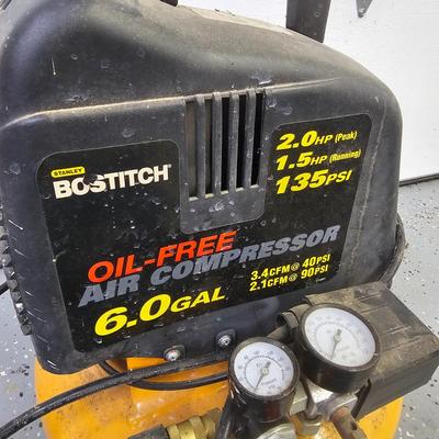 Bostitch 6 Gallon 135 PSI Pancake Compressor & Accessories (DG-JS)