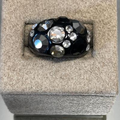 Black Weiss clamper bracelet