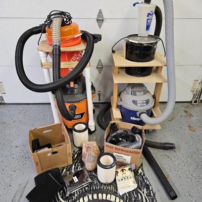 Pair of Homemade Dust Collectors, Filters, Hoses & Accessories (DG-JS)