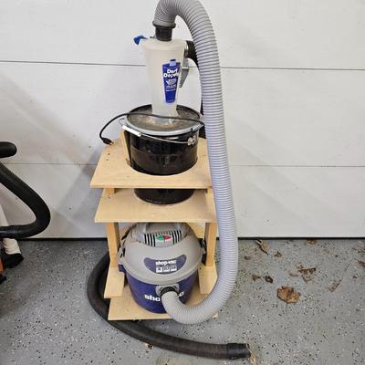 Pair of Homemade Dust Collectors, Filters, Hoses & Accessories (DG-JS)