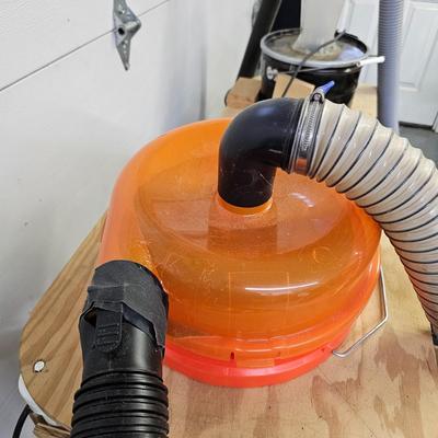 Pair of Homemade Dust Collectors, Filters, Hoses & Accessories (DG-JS)