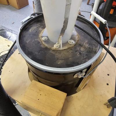 Pair of Homemade Dust Collectors, Filters, Hoses & Accessories (DG-JS)