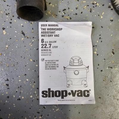 Two Shop-Vac 6 Gallon Vacuums & Accessories (DG-JS)